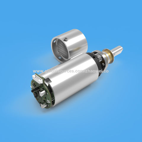 China Zhaowei DC Gear Motor 22mm Shaft 24V Low Speed Mini Gearmotor for ...