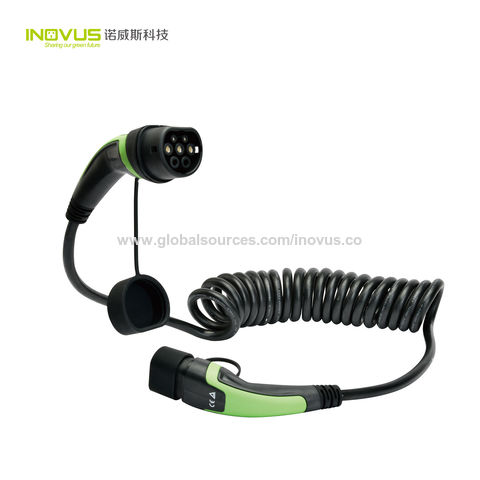 Chine 11KW 16A 3Phase Type 2 à Type 2 Fabricant et fournisseur de câble de  charge en spirale