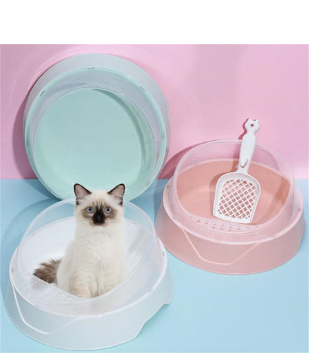 cat litter box round