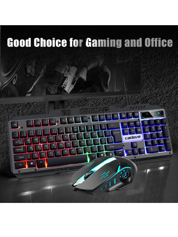 Gamer Mouse Keyboard Set Computer Laptop Backlit Combo Gaming Keyboard And Mouse With Phone Stand supplier