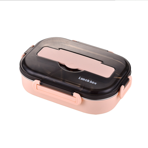Buy Wholesale China Airtight Food Containers Plastic Stainless Steel Car  And Office Home Portable Hot Lunch Boxes Bento & Plastic Airtight Food  Containers at USD 2.17
