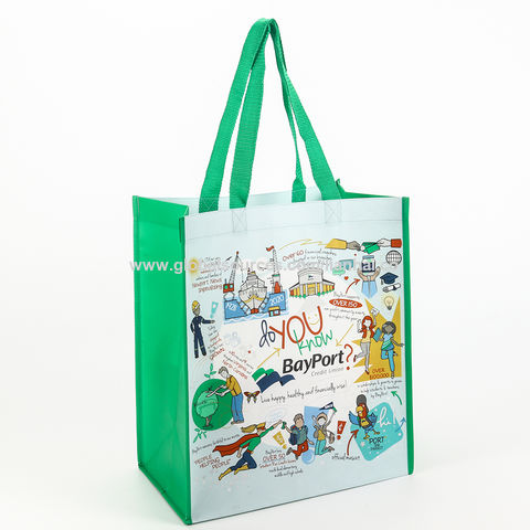 Source printed paper recycle newspaper shopping bag Foldable Grocery  Shopping Bag on m.