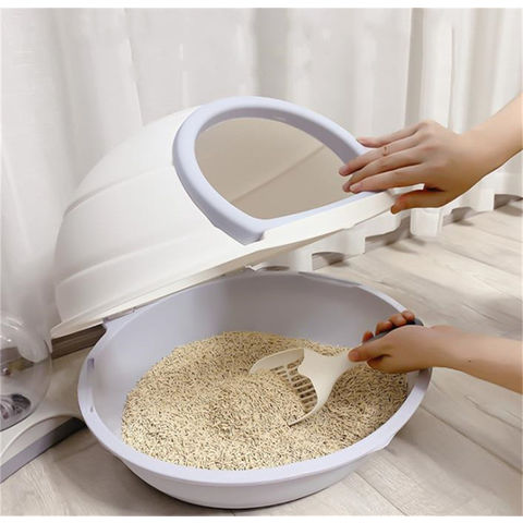 Buy Wholesale China Foldable Covered Kitty Litter Box, Top Entry,  Anti-splashing, Easy To Clean Cat Litter Box With Lid & Cat Litter Box With  Lid at USD 24.86