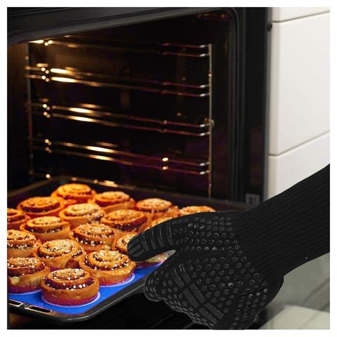 Buy Wholesale China Silicone Printed Glove Non Slip Heat Resistant Oven Mitt  Wholesale Custom Oven Mitts & Oven Mitt at USD 1.45