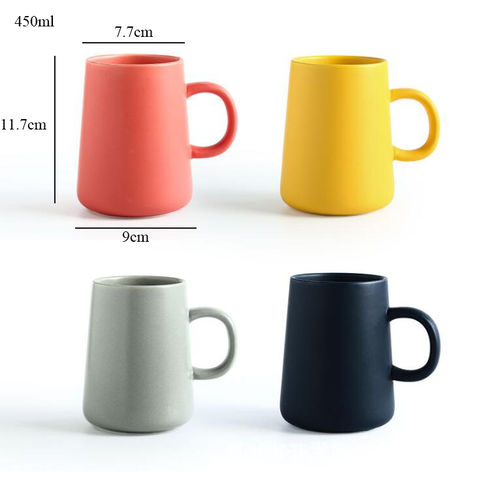 Cute Girl Ceramic Cup 450ml Porcelain Coffee Mug with Straw Women Home Milk  Tea Juice Cups