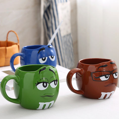 Bonitas tazas de cerámica. Taza café, Gracias por venir. 3 colores