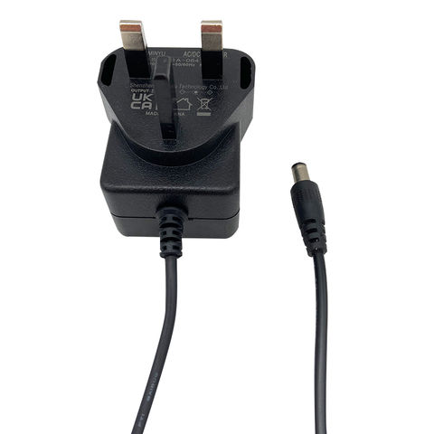 China UK plug wall mount ac dc adapter with 5v1.5a ouput indoor use CE ...