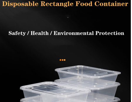 high quality rectangle disposable plastic take