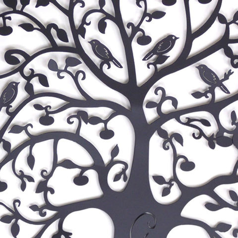 Adorno de pared metálico árbol de la vida -Paneles Decorativos