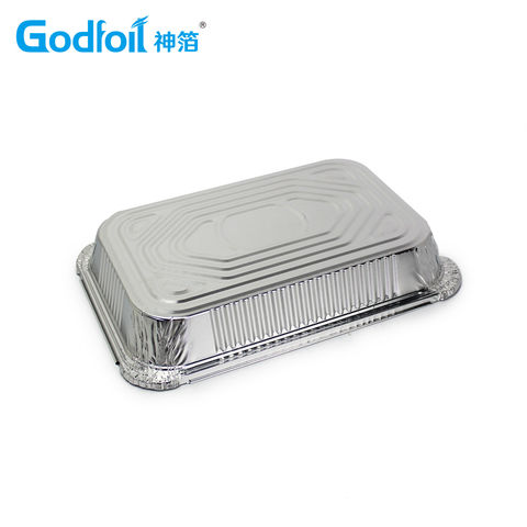 700ml Oblong Foil Take-out Pans Disposable Aluminum Foil