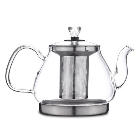 Induction Cooker Use Electric Tea Kettle Pyrex Glass Kettle Glassware Clear Water  Kettle - China Glass Teapot and Teapot price