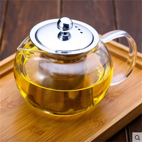 Buy Wholesale China Big Size Transparent Clear Coffee Tea Pots Glass Cooking  Pots Pyrex Glass & Coffee Tea Pots Pyrex Glass at USD 7.22