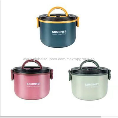 Buy Wholesale China Microwave Safe Reusable Lunch Box Stainless Steel Food  Container & Stainless Steel Food Container at USD 1.38