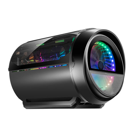 Boîtier d'Ordinateur Gaming ATX avec Conception de Tunnel d'Alimentation et Couvercle Latéral d'Alimentation Amovible