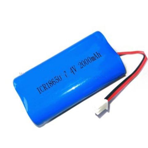 China ICR18650 2S1P Lithium Ion Battery 7.4V 2000mAh On Global Sources ...