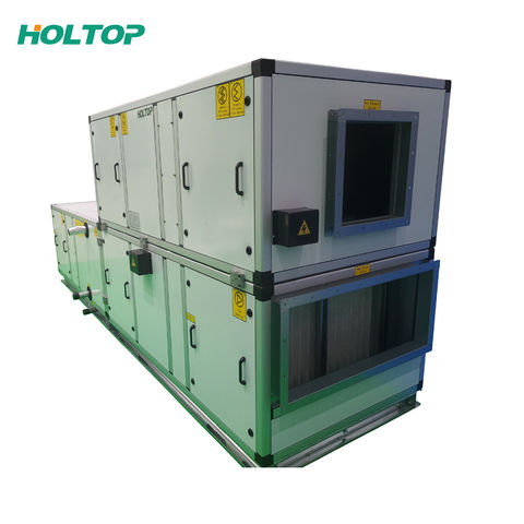 China Chilled water air cooler central ahu air handling unit rooftop on ...