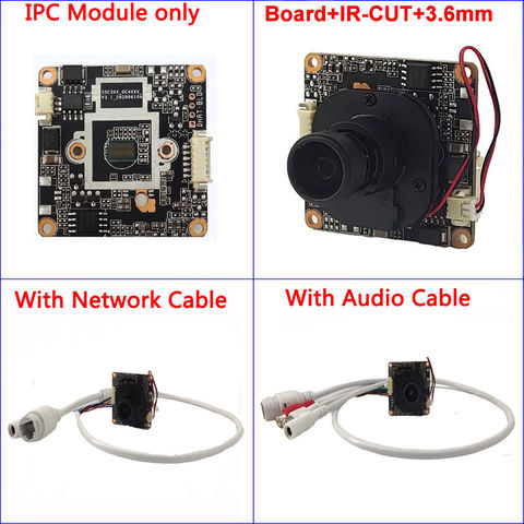 China 4.0MP HD network CMOS camera modules IP camera module board AI ...