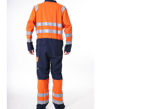 Cotton Blend Orange Uniform & Work Coveralls & Jumpsuits