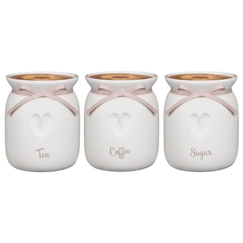 Kitchen Storage Canisters, Custom Tea Coffee Sugar