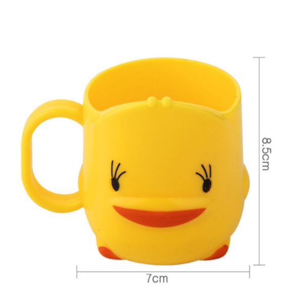 China Cute yellow duck thickened mouthwash cup Home children's cartoon ...