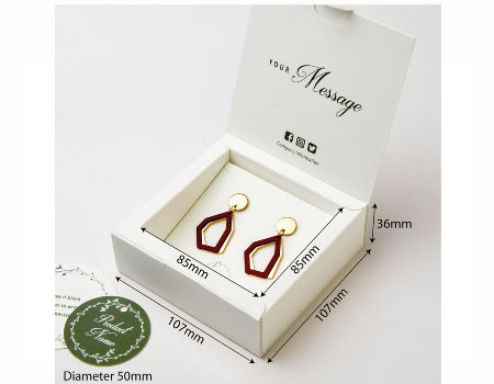Buy Wholesale China Custom White Card Box With Inlay For Earrings Necklace  Bracelet Logo Customized Eco Friendly & White Card Jewelry Gift Boxes at  USD 0.15
