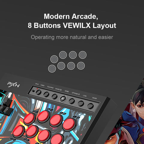 Buy Wholesale China Pxn X8 Mechanical Button Arcade Fight Stick