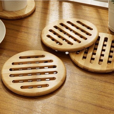 Kitchenare Kitchen Tools Hot Sale Handmade Custom Wooden Hot Pot Holder -  China Coffee Cup Table Mats Set with Holder and Bamboo Wooden Hot Pot Holder  price