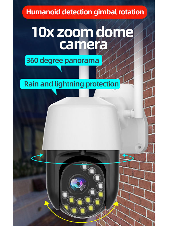 China 4G zoom surveillance camera HD fullcolor night vision zoom