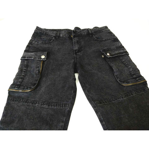 Compre Los Hombres De Encargo Moda Baggy Jeans Loose Fit Negro Denim  Pantalones Hip Hop Rhinestone Jeans Pantalones y Vaqueros De Mezclilla Para  Hombre de China por 13.95 USD