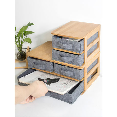 4 Compartment Bamboo Drawer Divider Space Saving Natural Wooden Tray  Storage Organizer, 1 unit - City Market