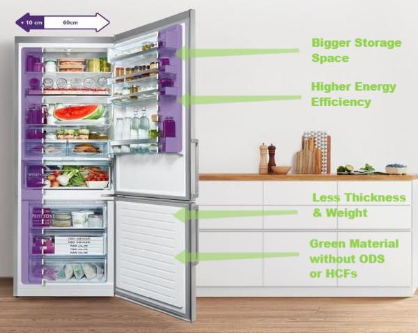 refrigerator insulation panels