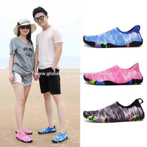 Chaussures de Plage Semelle en Caoutchouc Antidérapante Unisexe Bride Été Extérieur Séchage Rapide Baskets Chaussures d'Eau de Plage