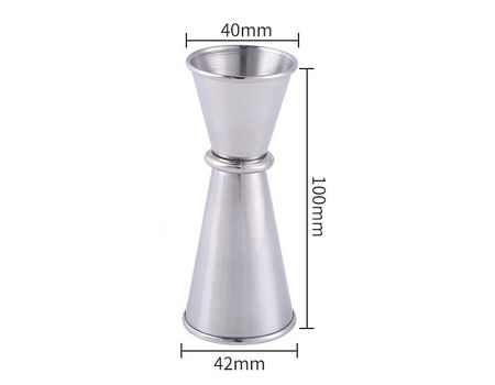 Buy Wholesale China Stainless Steel Bar Jigger, Cocktail Measuring Cup,  Double Cups Cocktail Jigger, Bar Accessories & Jigger at USD 0.7