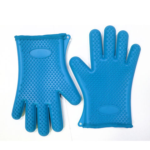 Lot De 6 Maniques Et Maniques En Coton épais, Surface Antidérapante En Silicone Pour Cuisiner, Pâtisserie, Grillades | Leroy Merlin