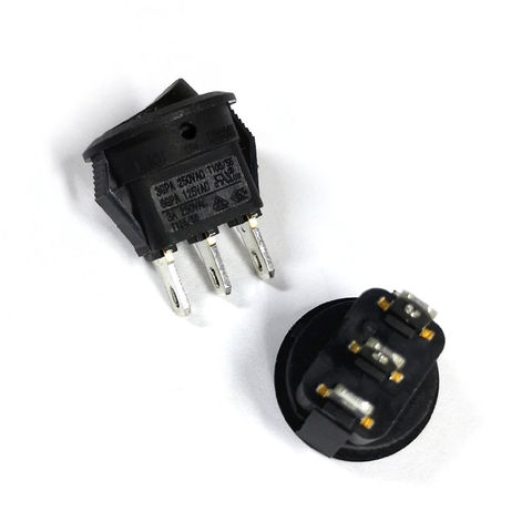 Interrupteur à bascule électrique T85 KCD1-B3 203 AC 6 broches, 50 pièces,  pour équipement électronique - AliExpress