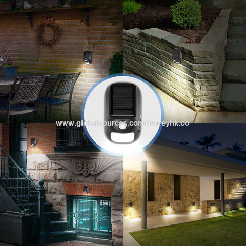  Solar Outdoor Lights Lightning Deal Solar Lights with Remote  Control 3 Modes Motion Sensor Solar Powered Lights Ip65 Outdoor Solar  Lights for Yard Wall Security Lights for Fence Garden Patio Front 