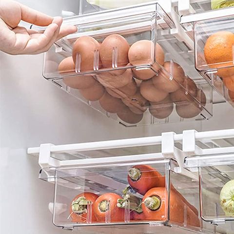 Buy Wholesale China Refrigerator Organizer Bins Plastic Clear Plastic Bins  Bpa Free Fridge Storage Container For Kitchen & Refrigerator Organizer at  USD 5.36