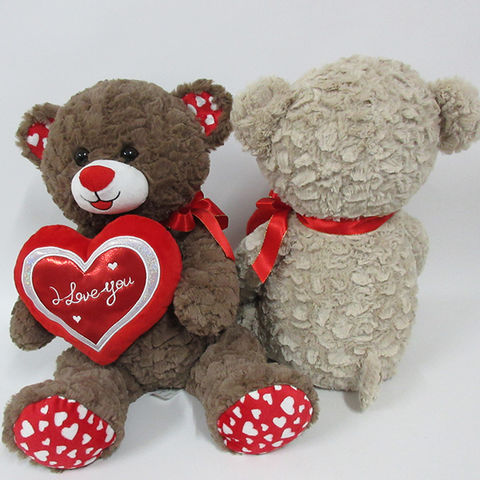 Regalo Oso de Peluche Corazón Rojo