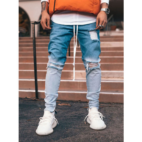 Venda por grosso Novo Design de moda para homens Street Reta moda jeans da  perna - China Homens calça e calças compridas para homens preço