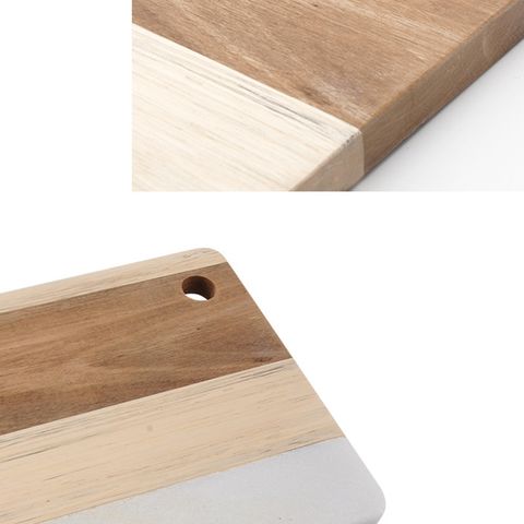 Buy Wholesale China Solid Wood+marble Stone Cutting Board