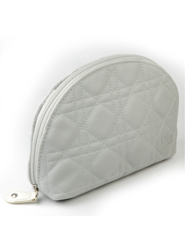 quilted makeup pouch