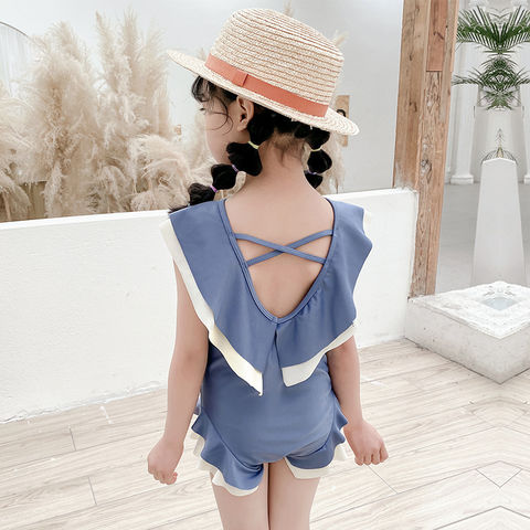 Buy Wholesale China Girl's Swimwear One-piece Quick Dry Ruffle Butts Bathing  Suits Cute Bathing Suits For Teens & Girl's Swimwear at USD 1.5