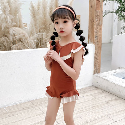 Buy Wholesale China Girl's Swimwear One-piece Quick Dry Ruffle Butts Bathing  Suits Cute Bathing Suits For Teens & Girl's Swimwear at USD 1.5