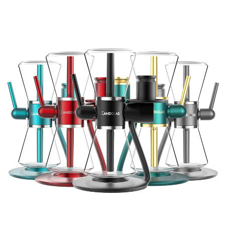 China 2021 Aug. New Product SANDGLAS 360 Rotating Custom Gravity Hookah ...