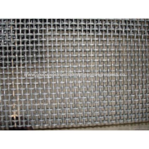 China Galvanized wire crimped mesh on Global Sources,woven mesh,crimp ...