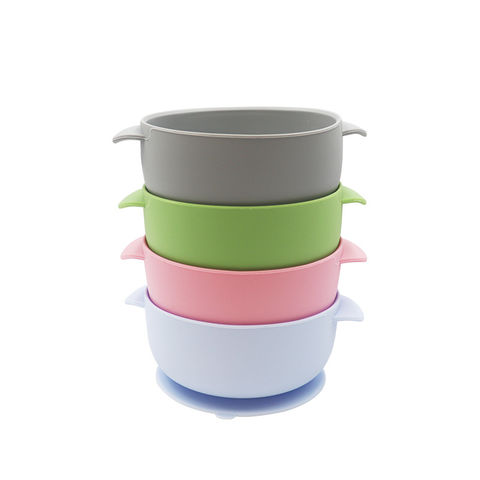 Suction Bowls For Baby - Bowls With Handle And Lid,food Grade Food  Container With Straw, Snack Bowls, Baby Feeding Utensils