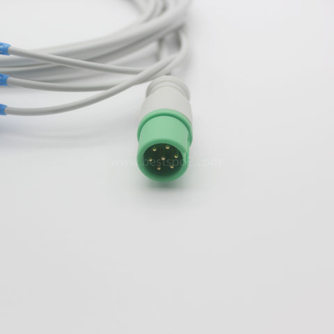 Contec CMS8000 5 lead ECG Cable, 7 pins - China - Manufacturer