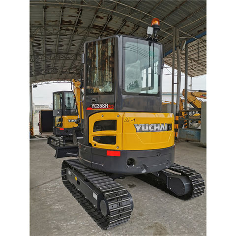China Brand New YUCHAI 3.5Ton YC35SR Crawler Digger Hydraulic Excavator ...