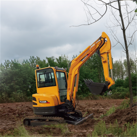 China Brand New YUCHAI 3.5Ton YC35SR Crawler Digger Hydraulic Excavator ...