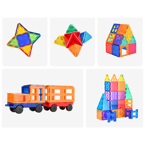 China Magnetic Blocks 100Piece Set 3D Magnetic Building Blocks ...